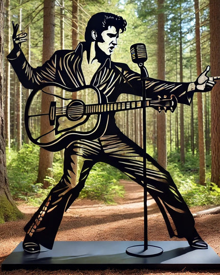 Rock 'n' Roll Legend Garden Art 🎶 - Libiyi