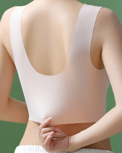 No Wire Push up Bra Wrapped Chest Vest - Libiyi