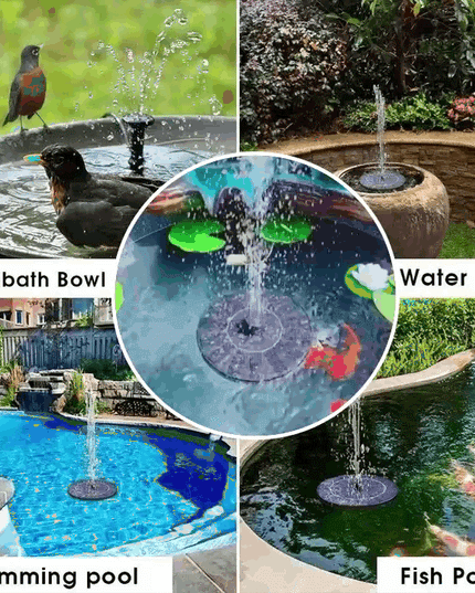 Libiyi Solar Powered Water Fountain - Libiyi