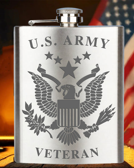 🔥49% OFF🎖️Stainless Steel Military Veteran Flasks - Libiyi