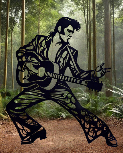 Rock 'n' Roll Legend Garden Art 🎶 - Libiyi