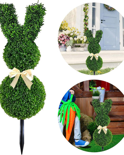 🔥Easter Hot Sale 49% OFF🌳🐇Artisan-Crafted Bunny Topiary Trees💥 - Libiyi