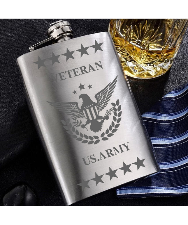 🔥49% OFF🎖️Stainless Steel Military Veteran Flasks - Libiyi