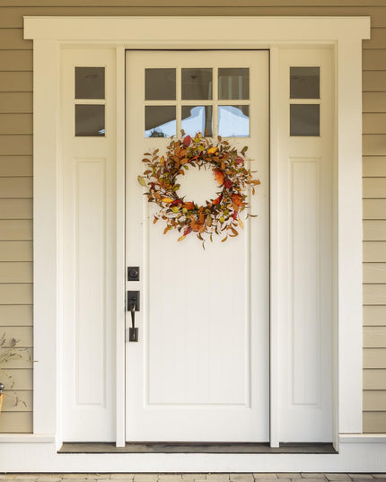 Fall wreath for the front door - Libiyi
