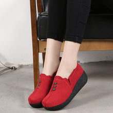 Load image into Gallery viewer, Libiyi Round toe fly woven mesh thick sole ladies casual shoes - Libiyi