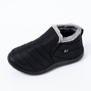 Autumn and winter non-slip warm soft bottom cotton shoes and cotton boots—Unisex - Keillini