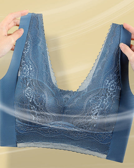 Lace anti-exposure seamless bra - Libiyi