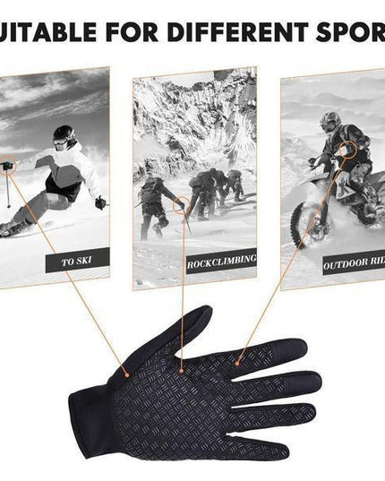 Heat-Retaining Waterproof Touchscreen Gloves - Keillini