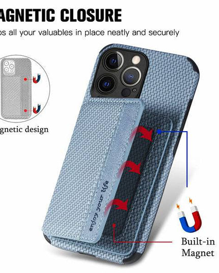 Wallet Magnetic Stand Shockproof Case for iPhone - Libiyi