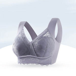 Women's thin no wire lace bra - Libiyi