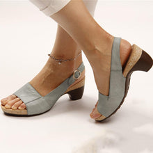 Load image into Gallery viewer, Libiyi Women&#39;s Elegant Low Chunky Heel Comfy Sandals - Libiyi