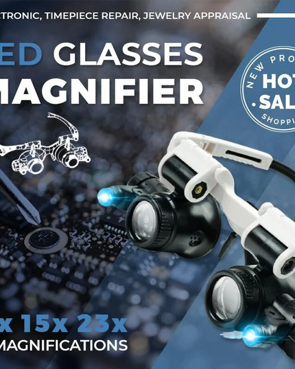 Keilini LED Glasses Magnifier - Libiyi