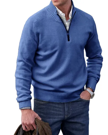 🔥MEN'S CASHMERE ZIPPER BASIC SWEATER🔥 - Libiyi