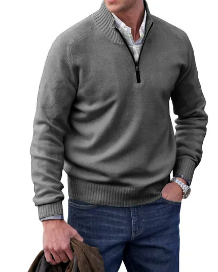 🔥MEN'S CASHMERE ZIPPER BASIC SWEATER🔥 - Libiyi