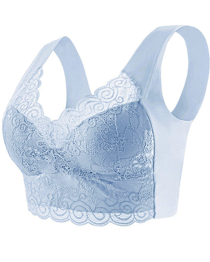 Push up beautiful back no steel ring lace underwear - Libiyi