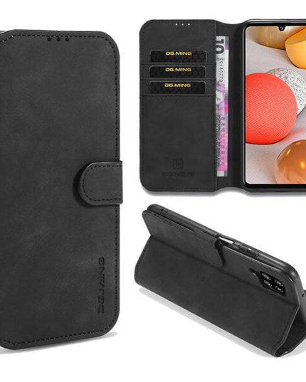 Wallet Stand PU Leather Case For Samsung Galaxy A12 - Libiyi