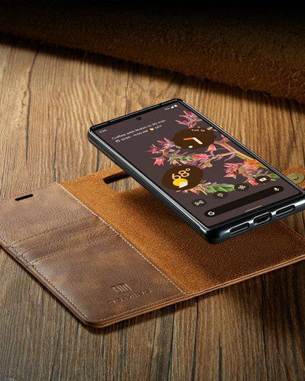 Magnetic 2-in-1 Detachable Leather Wallet Case For Google Pixel 6 - Libiyi