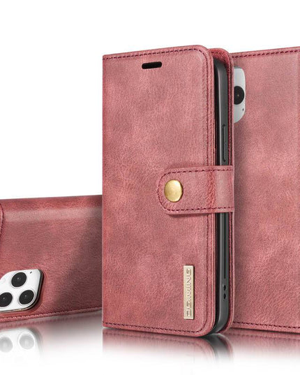 DG.MING Magnetic Detachable Leather Wallet iPhone Case - Libiyi