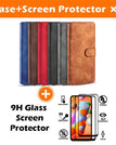 S21(5G) / Brown / Case+2-Pack Screen Protectors