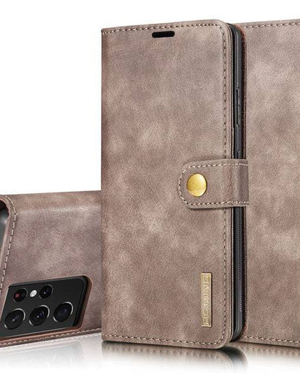 2-in-1 Detachable Leather Wallet Case For Samsung S21 FE - Libiyi