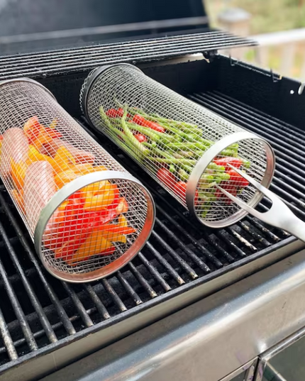 Barbecue stainless steel wire mesh cylinder - Libiyi