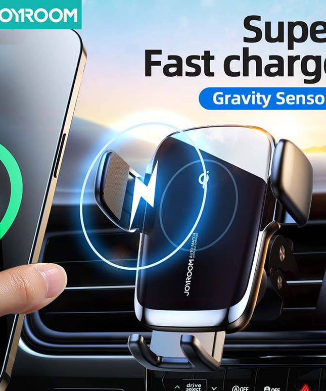 15W Qi Car Phone Holder Wireless Car Charger - Libiyi