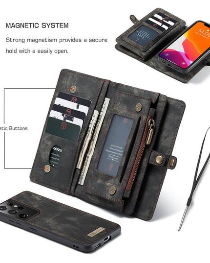 Multifunctional Wallet PU Leather Case for Galaxy - Libiyi