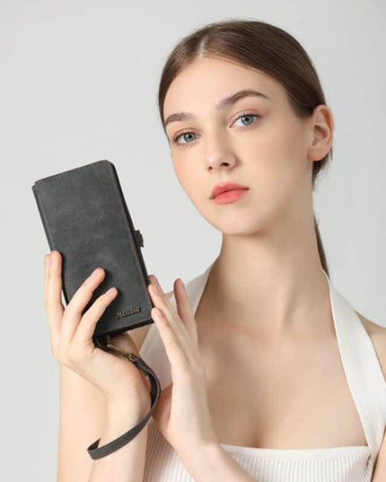 Cardholder Wrist Leather Phone Case for iPhone - Libiyi