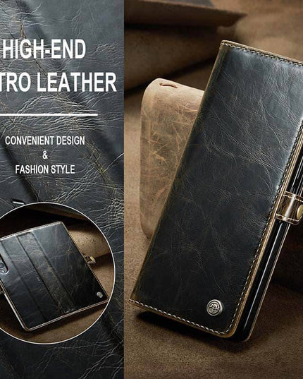 Luxury Flip Leather Card Slots Phone Case for Galaxy Z Fold 3 5G - Libiyi