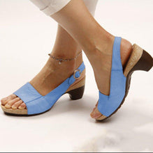 Load image into Gallery viewer, Libiyi Women&#39;s Elegant Low Chunky Heel Comfy Sandals - Libiyi