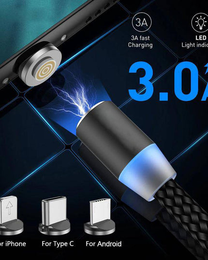 New 3-in-1 Magnetic Charging Cable - Libiyi