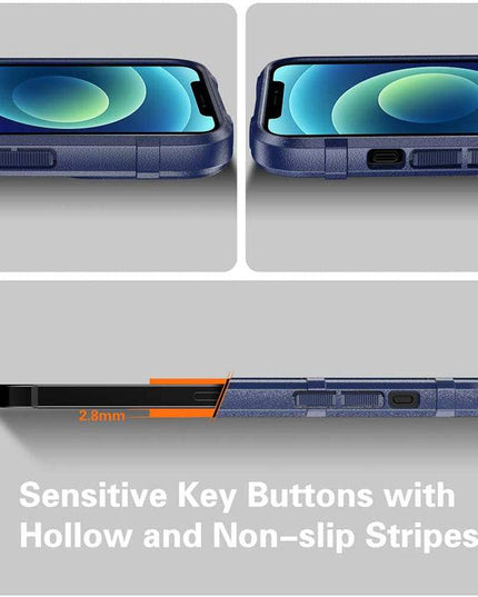 Thick Solid Armor Tactical Protective Case For iPhone 12mini - Libiyi