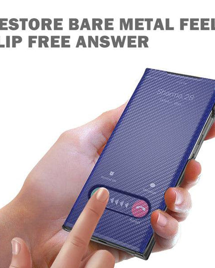 Kevlar Slim Flip Cover Smart Window Case For iPhone - Libiyi