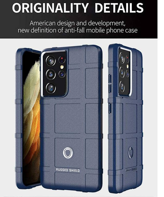 TPU Thick Solid Rough Armor Tactical Protective Cover Case For Samsung S21 Ultra - Libiyi