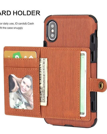 Security Copper Button Protective Case For iPhone - Libiyi