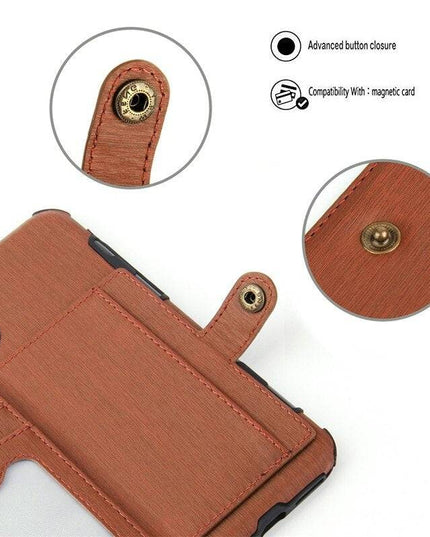 Security Copper Button Protective Case For iPhone - Libiyi