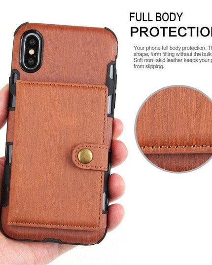 Security Copper Button Protective Case For iPhone - Libiyi