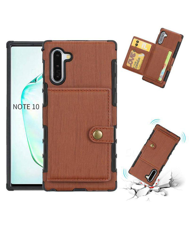 Security Copper Button Protective Case For Samsung Note 10 - Libiyi