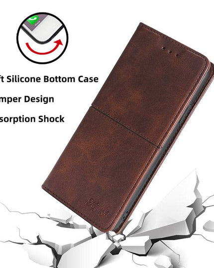 Leather Flip Wallet Cover for Samsung A32 - Libiyi