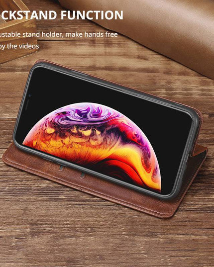 TPU + PU Leather Phone Cover Case for Samsung A50 - Libiyi