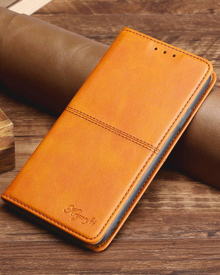 TPU + PU Leather Phone Cover Case for Samsung A50 - Libiyi