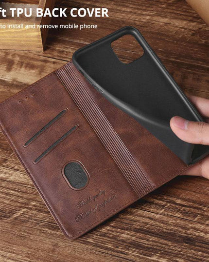 TPU + PU Leather Phone Cover Case for iPhone 7Plus/8Plus - Libiyi