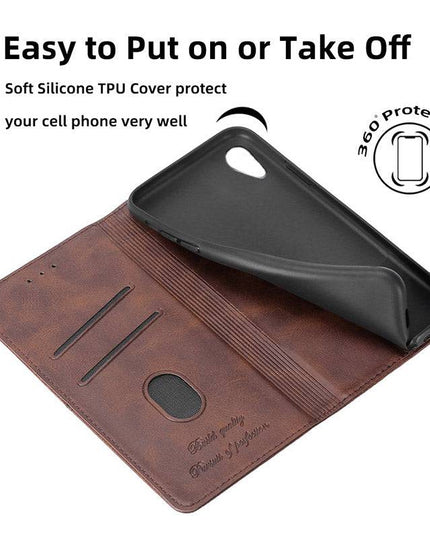 TPU + PU Leather Phone Cover Case for iPhone XR - Libiyi