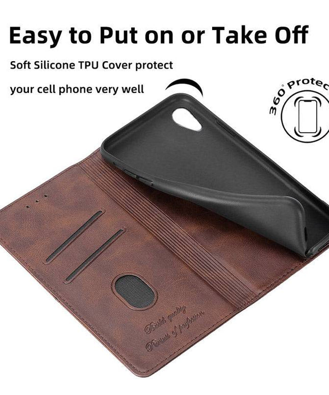 TPU + PU Leather Phone Cover Case for iPhone XR - Libiyi