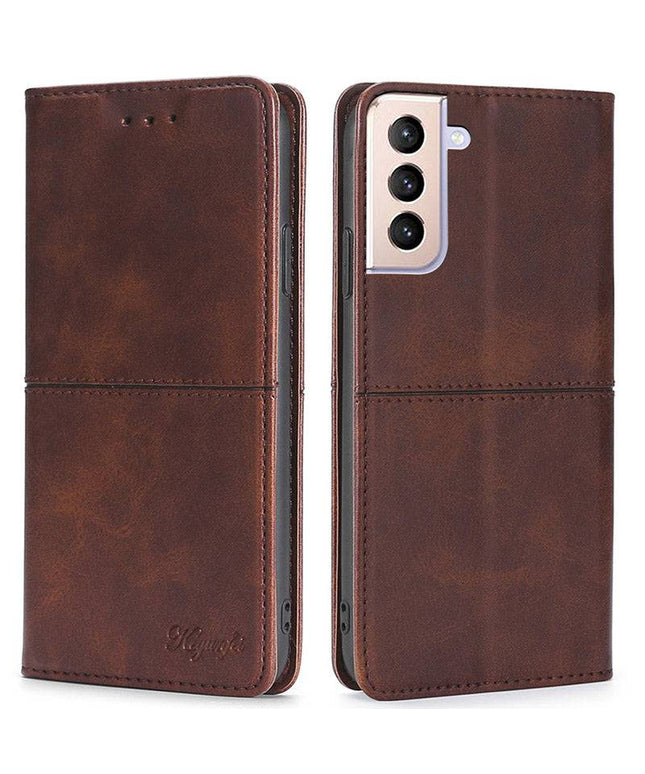Leather Flip Wallet Cover for Samsung S21 Series - Libiyi