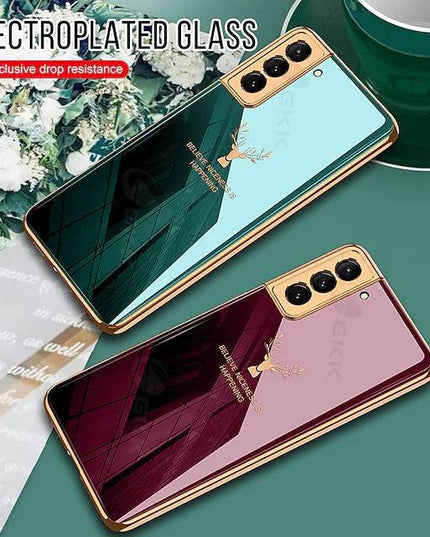 Luxury Plating Tempered Glass Case For Samsung - Libiyi