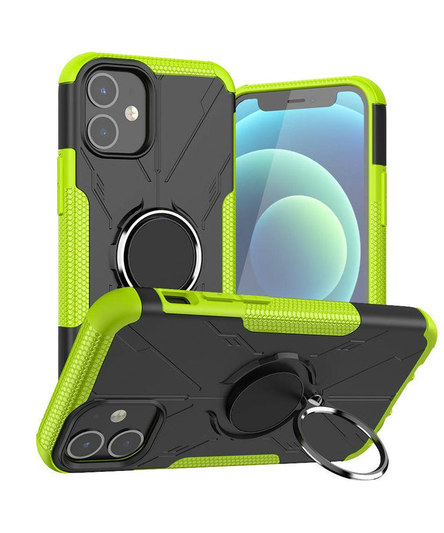 Robot 3 in 1 Heavy Duty Defender Case For iPhone 12 Mini - Libiyi
