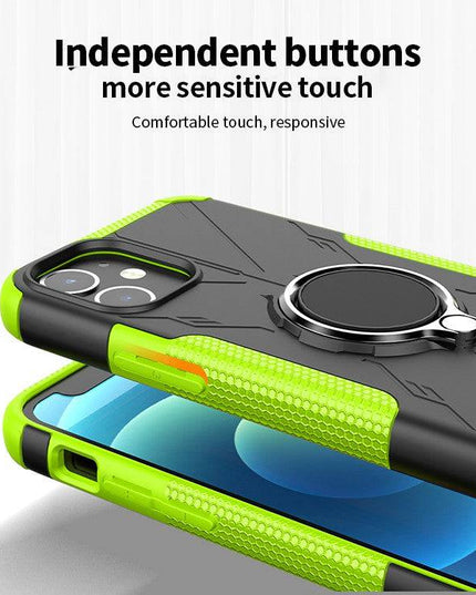 Robot 3 in 1 Heavy Duty Defender Case For iPhone 12 Mini - Libiyi