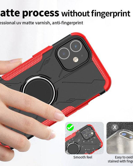 Robot 3 in 1 Heavy Duty Defender Case For iPhone 12 Mini - Libiyi