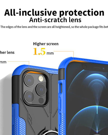 Robot 3 in 1 Heavy Duty Defender Case For iPhone 12 Pro Max - Libiyi